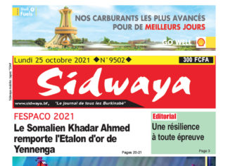 Une du 25/10/2021