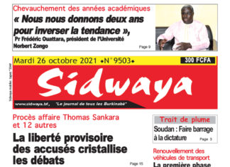 Une du 26/10/2021