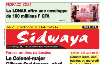 Une du 7/10/2021