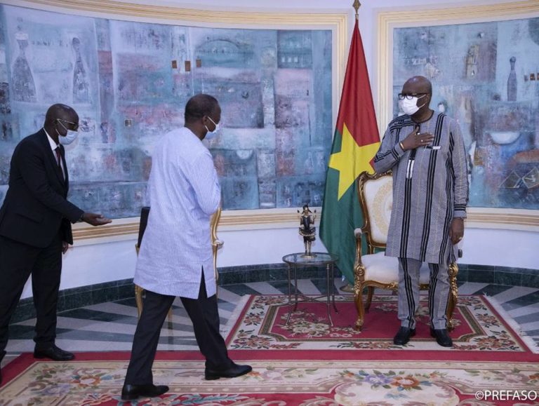 Burkina :  Le Secrétaire exécutif du G5 Sahel reçu par Roch Kaboré