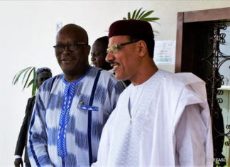 Coopération Burkina Faso/Niger : Le président du Niger Mohamed Bazoum à Ouagadougou.