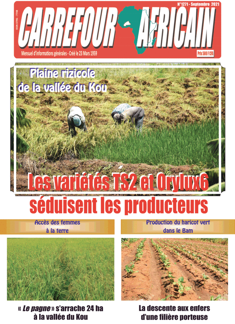 Une Carrefour Africain n°1271-septembre 2021
