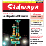 Une sidwaya du 15 au 17-10-2021