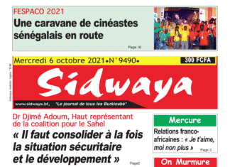 Une Sidwaya du 06-10-2021