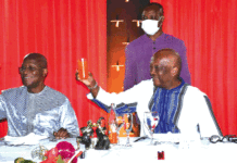 FESPACO 2021 : Des festivaliers dînent avec le président du Faso