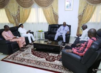 koudougou : Le président du Faso échange avec le gouverneur de la Région du Centre- Ouest et les chefs de canton du Boulkiemdé