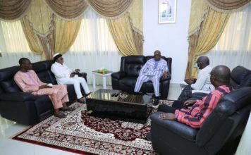 koudougou : Le président du Faso échange avec le gouverneur de la Région du Centre- Ouest et les chefs de canton du Boulkiemdé