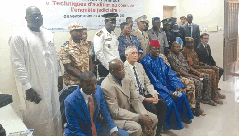 Enquêtes judiciaires : Des acteurs du G5 Sahel formés en audition