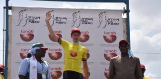 1ère étape 33e tour du Faso : Le belge Wouters Rutger en jaune