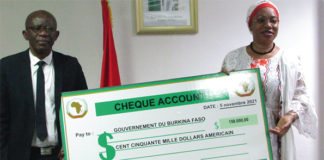Urgence humanitaire au Burkina : l’Union africaine offre 75 millions F CFA