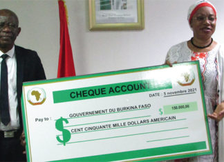 Urgence humanitaire au Burkina : l’Union africaine offre 75 millions F CFA