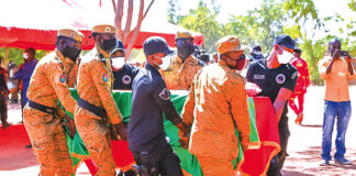 Attaque d’Inata : 37 gendarmes inhumés au cimetière de Gounghin