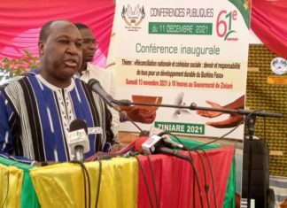 11 Décembre 2021 /Ziniaré: Zéphirin Diabré appelle à la réconciliation nationale