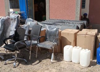 Commune de Boudry : La SOMISA équipe le dispensaire du CSPS du village de Pousghin