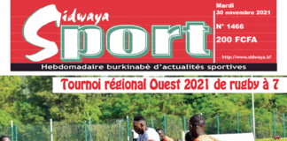 Une Sidwaya Sport du 30-11-2021