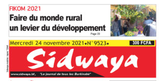 Une du 24/11/2021