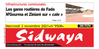 Une Sidwaya du 03-11-2021