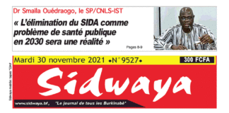 Une Sidwaya du 30-11-2021