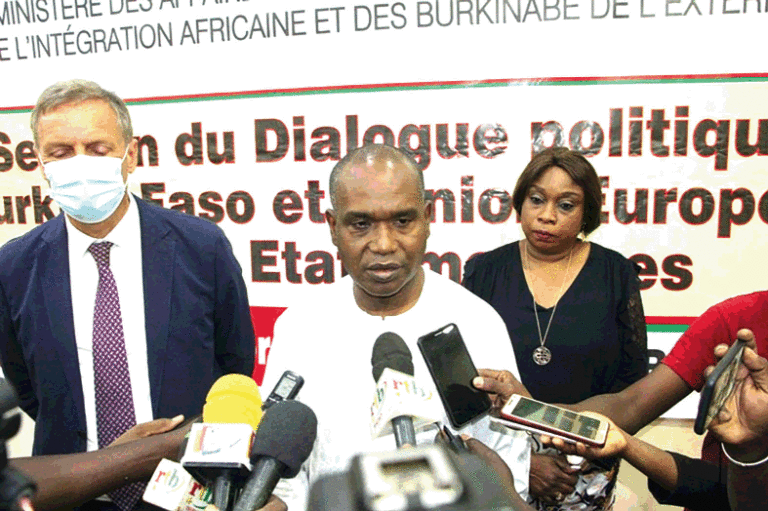 Dialogue politique Burkina Faso-UE : Un face à face pour harmoniser les axes de coopération