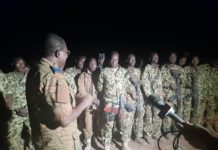 Réveillon de Noël:Le ministre des Armées communie avec les FDS de Diapaga