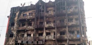 Bobo-Dioulasso: Un immeuble de 4 étages parti en fumée