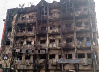 Bobo-Dioulasso: Un immeuble de 4 étages parti en fumée