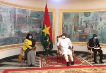 Burkina : Le nouveau Médiateur du Faso reçu par le président du Faso.