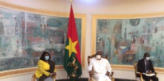 Burkina : Le nouveau Médiateur du Faso reçu par le président du Faso.