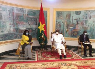 Burkina : Le nouveau Médiateur du Faso reçu par le président du Faso.