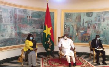 Burkina : Le nouveau Médiateur du Faso reçu par le président du Faso.