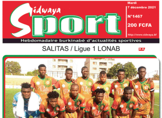 Une Sidwaya Sport du 7-12-2021