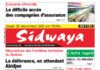 Une du Sidwaya du 2/12/2021