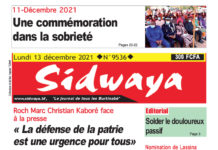 Une du 13/12/2021