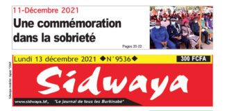 Une du 13/12/2021