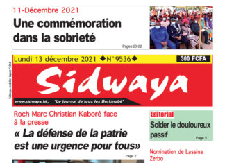 Une du 13/12/2021