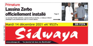 Une Sidwaya du 14-12-2021