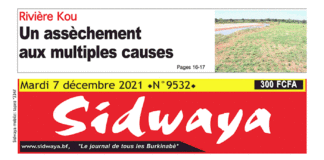Une Sidwaya du 7-12-2021