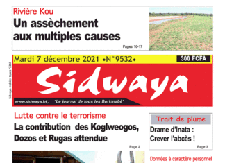 Une Sidwaya du 7-12-2021