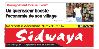 Une Sidwaya du 8-12-2021