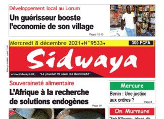 Une Sidwaya du 8-12-2021