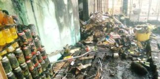 Solenzo : l’incendie d’une boutique crée la panique