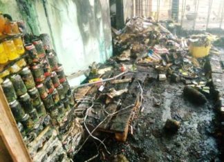 Solenzo : l’incendie d’une boutique crée la panique