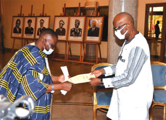 Coopération bilatérale : 9 nouveaux ambassadeurs présentent leurs lettres de créance