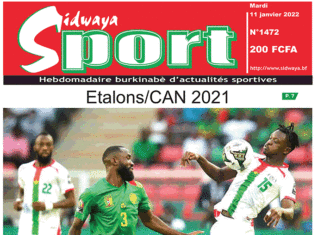 Une Sidwaya Sport du 11-01-2022