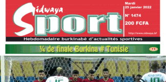 Une Sidwaya Sport du 25-01-2022