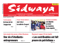 Une Sidwaya du 11-01-2022