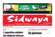 Une Sidwaya du 18-01-2022