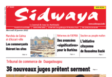 Une Sidwaya du 19-01-2022