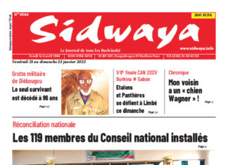 Une Sidwaya du 21/01/2022