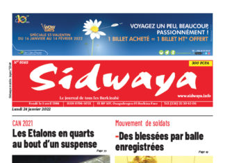 Une Sidwaya du 24/01/2022